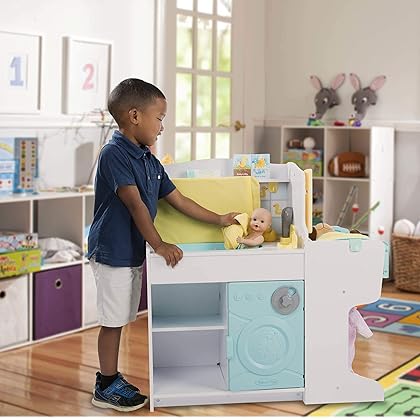 Melissa & Doug Mine to Love Baby Care Activity Center for Dolls - Kitchen, Nursery, Bathing-Changing - Pretend Play Baby Doll Accesories And Activity Center Play Set