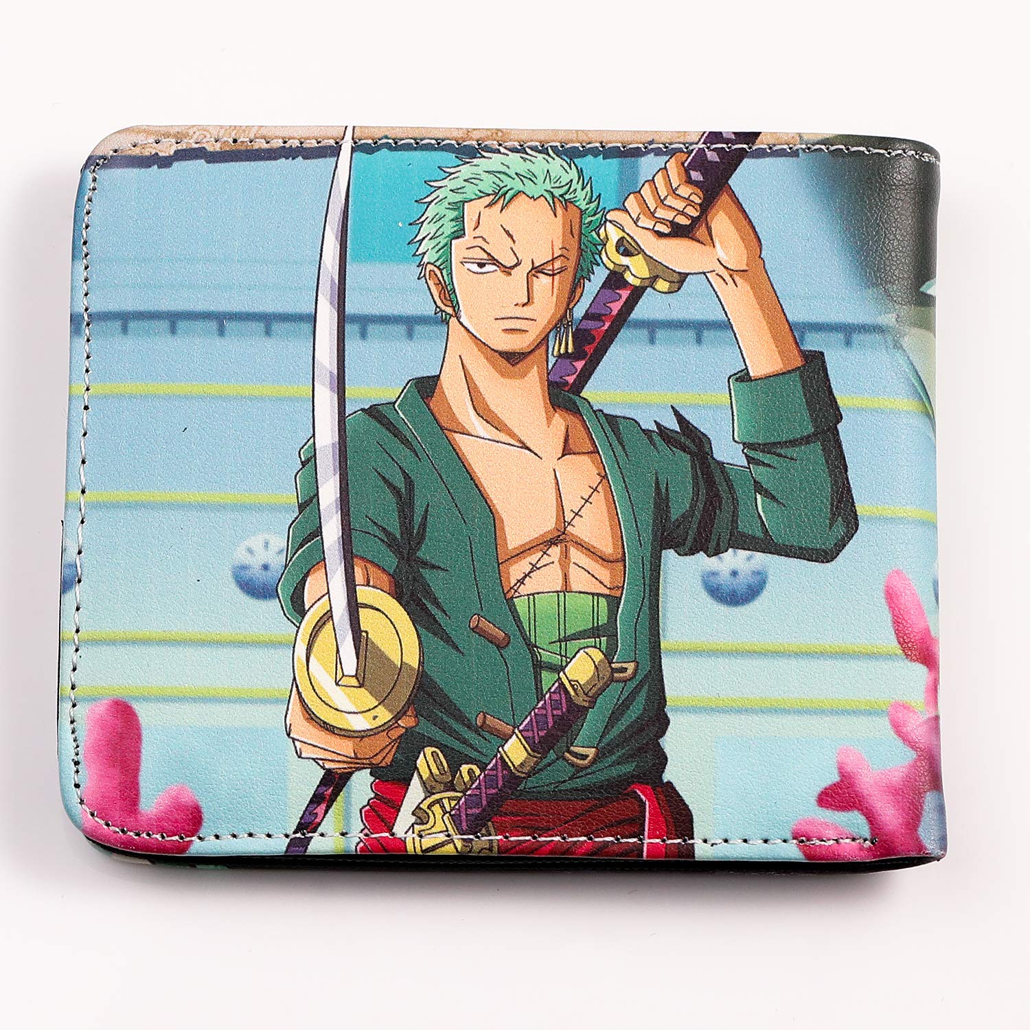 One Piece Luffy Men Wallet Anime Bifold with coins zipper – Brian and Mary  Accessories