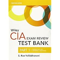 Wiley CIA Test Bank 2020: Part 1, Essentials of Internal Auditing (1-year access)