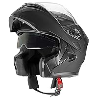 Rapido Boutique Collection Snowmobile Motorcycle Dual Visor Flip Up Modular Full Face Helmet DOT Approved