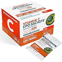 Lipo-Sachets Liposomal Vitamin C - 1,000mg Per Serving for Immune and Collagen Support - High Absorption - GMO Free, No Added Sugar, Vegan - 30 Liposomal Liquid Vitamin C Packets