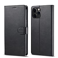 Case for iPhone 14/14 Plus/14 Pro/14 Pro Max, Wallet Leather Flip Case with Card Holder Slots Magnetic Closure Kickstand Shockproof Protective Phone Case,Black,14 Plus 6.7