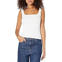Vince Women's Ribbed Square Neck Tank