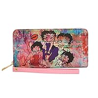 Betty Boop Wallet With Wristlet Collage - Mid-South Products