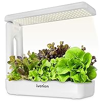 11-Pod Indoor Hydroponics Growing System Kit with LED Grow Light, Herb Garden Germination Planter for Herbs, Vegetables, Plants Flowers and Fruit