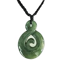 Green Nephrite Jade Necklace Pendants for Men and Women