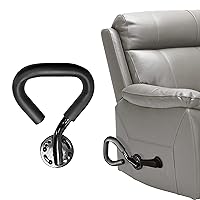 Stander Recliner Lever Extender Plus, Oversized Padded Grip Handle for Recliner Chairs, Extension Handle with Ergonomic Curve Grab Bar for Seniors and Elderly, Compatible with Wooden Recliner Handles