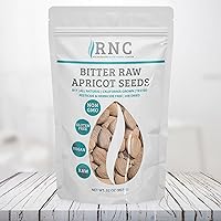 Fresh Raw Bitter Apricot Seeds - California Grown Kernels with Amygdalin, B Vitamins, Minerals, Protein - Lab Tested, Vegan, No Gluten or GMO - 8oz Bag