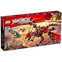 Ninjago Firstbourne Playset, Dragon & Hunter Helicopter Toy, Build & Play Dragon Toys for Kids