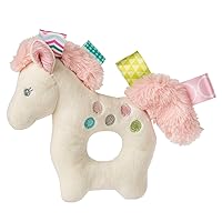 Taggies Embroidered Soft Ring Rattle, Painted Pony, 6-Inches