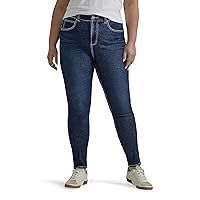 Lee Women's Plus Size Ultra Lux Comfort with Flex Motion High Rise Skinny Jean