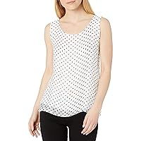 M Made in Italy Women's Woven Sleeveless Top
