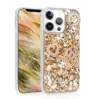 Losin Compatible with iPhone 14 Pro Max Bling Diamond Case Fashion Luxury Glitter Shiny Crystal Rhinestones Case Sparkling 3D Heart Crown Flower and Butterfly Gemstone Case for Women and Girls