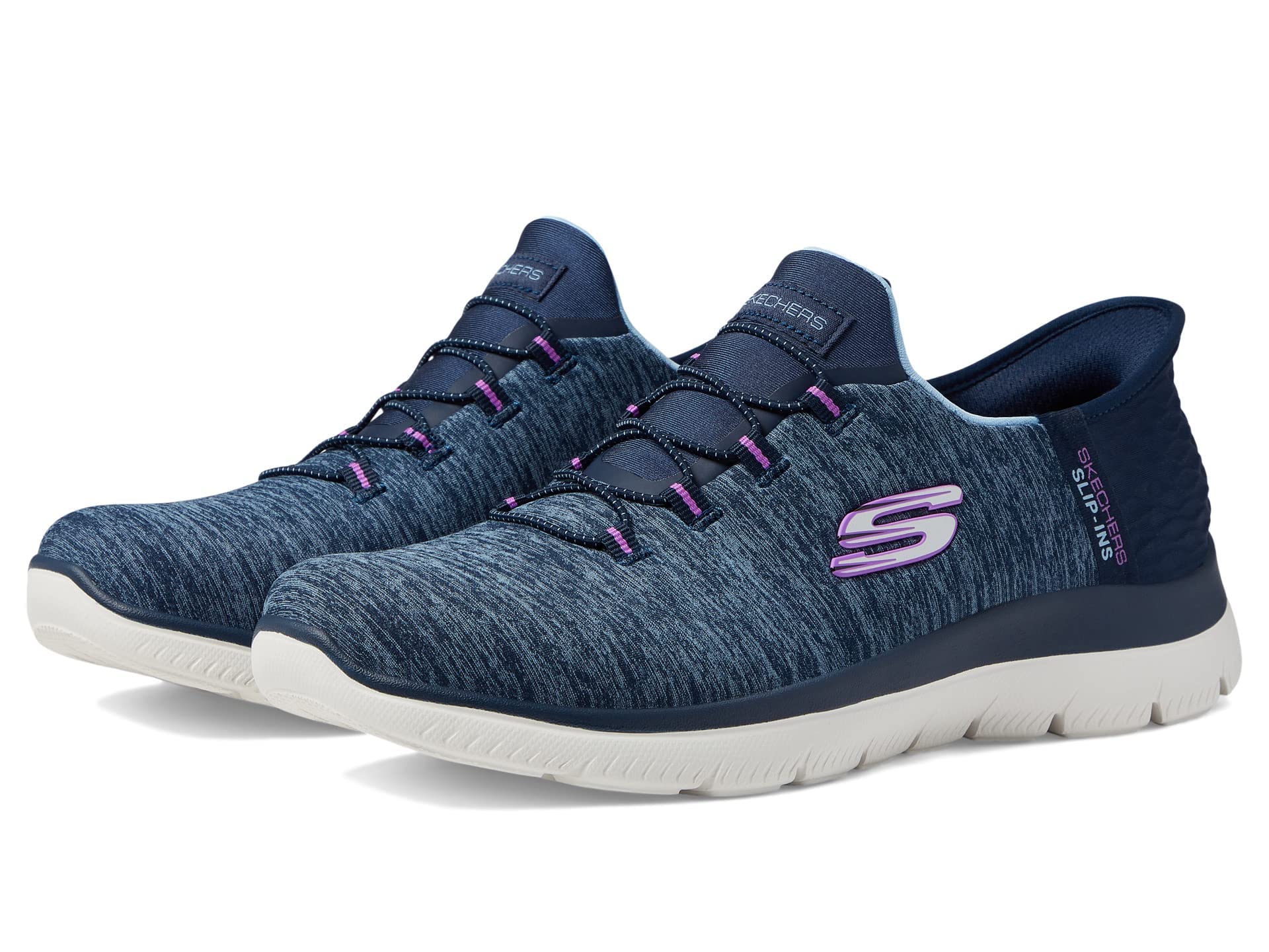 Skechers Women's Hands Free Slip Ins Summits Dazzling Haze Sneaker