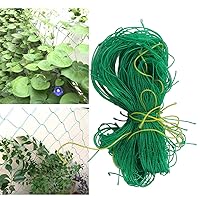 6.6x9.8ft Green Trellis Netting, Wind Resistance Lodging Resistant Na tural Polyethylene Net, Multifunctional Plant Support Net, Grow Net for Vines, Fruits, Vegetables, Grapes