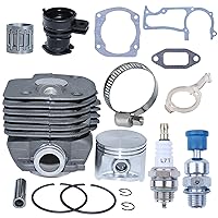 AUMEL 52mm Big Bore Top Cylinder End Kit For Husqvarna 362 365 371 371XP 372 372XP Chainsaw