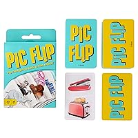 Mattel Games Pic Flip Card Game for 7 Year Olds and Up GKD70
