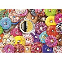 Aimee Stewart - Coffee and Donuts by Aimee Stewart - 300 LARGE Piece Jigsaw Puzzle
