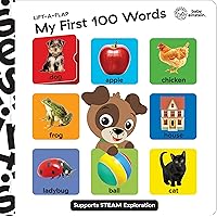 Baby Einstein - My First 100 Words Lift-a-Flap - Lift the Flap Board Book - Supports STEAM Exploration - PI Kids Baby Einstein - My First 100 Words Lift-a-Flap - Lift the Flap Board Book - Supports STEAM Exploration - PI Kids Hardcover