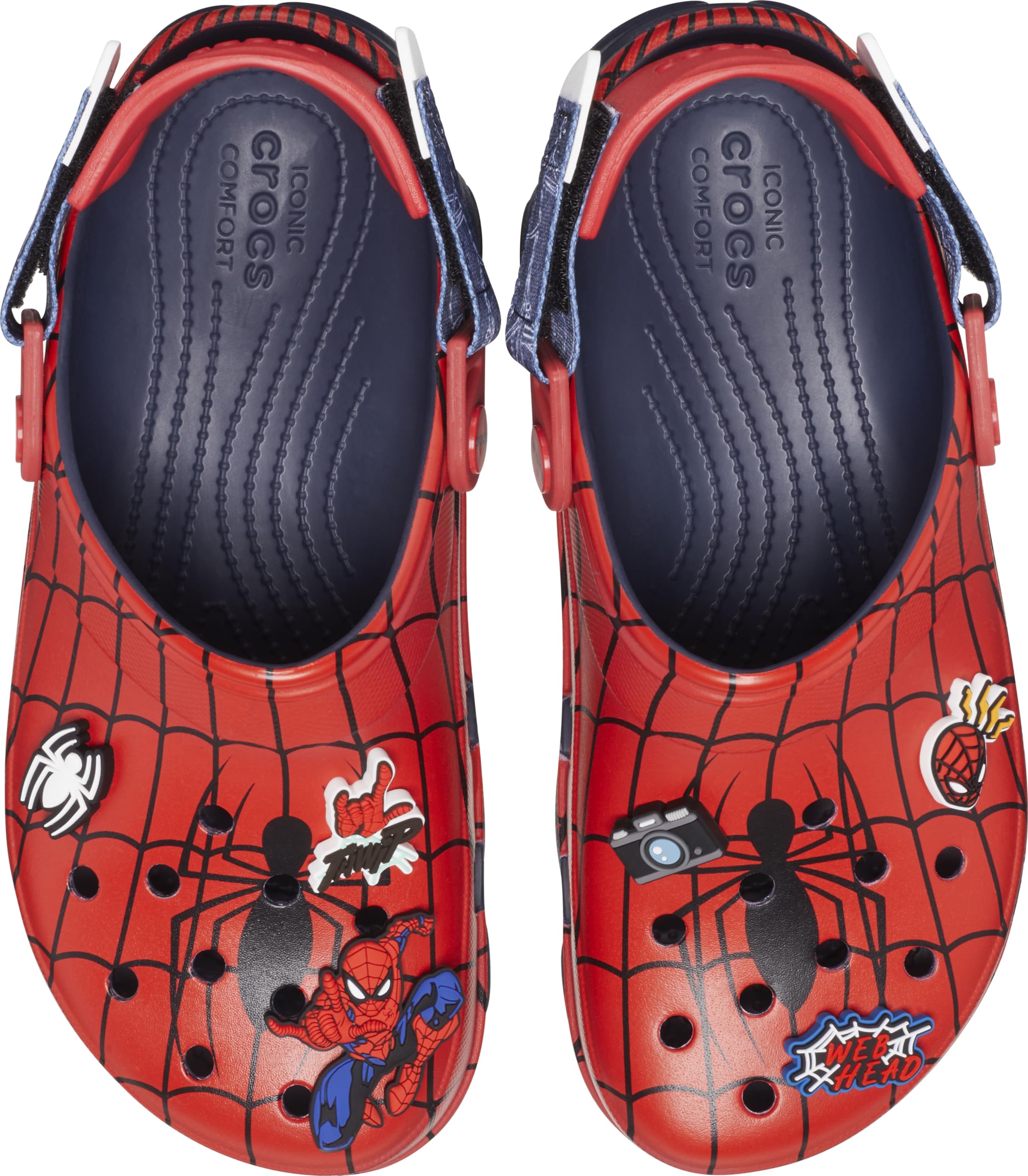 Crocs Unisex-Adult Marvel Superhero Clogs, Spiderman, Black Panther and Captain America Shoes