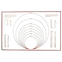 Fox Run Pastry/Baking Mat with Measurements, Silicone