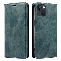 Full Protection Flip Wallet Vintage Leather Phone Case for Samsung Galaxy S22 S21 S20 Ultra Plus FE Back Cover, Card Holder Stand Shell Bumper(Green,S20 Plus)