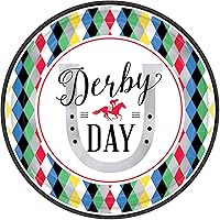 Derby Day Round Plates (Pack of 8) - 9