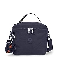 Kipling Women's Graham Lunch Bag, Reusable, Water Resistant, Nylon Insulated Tote, True Blue Tonal