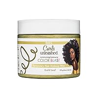Color Blast Hair Wax, Temporary Curl Defining Wax, Gold Leaf, (6.0 oz)