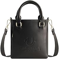 True Religion Women's Tote Bag, Travel Shoulder Handbag with Adjustable Crossbody Strap