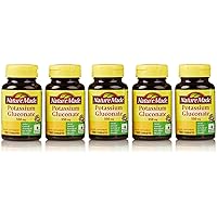 Nature Made Potassium Gluconate 550mg, 100 Tablets (Pack of 5)