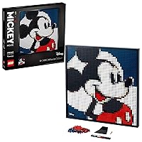 LEGO Art Disney’s Mickey Mouse 31202 Craft Building Kit; A Wall Decor Set for Adults Who Love Creative Hobbies, New 2021 (2,658 Pieces)