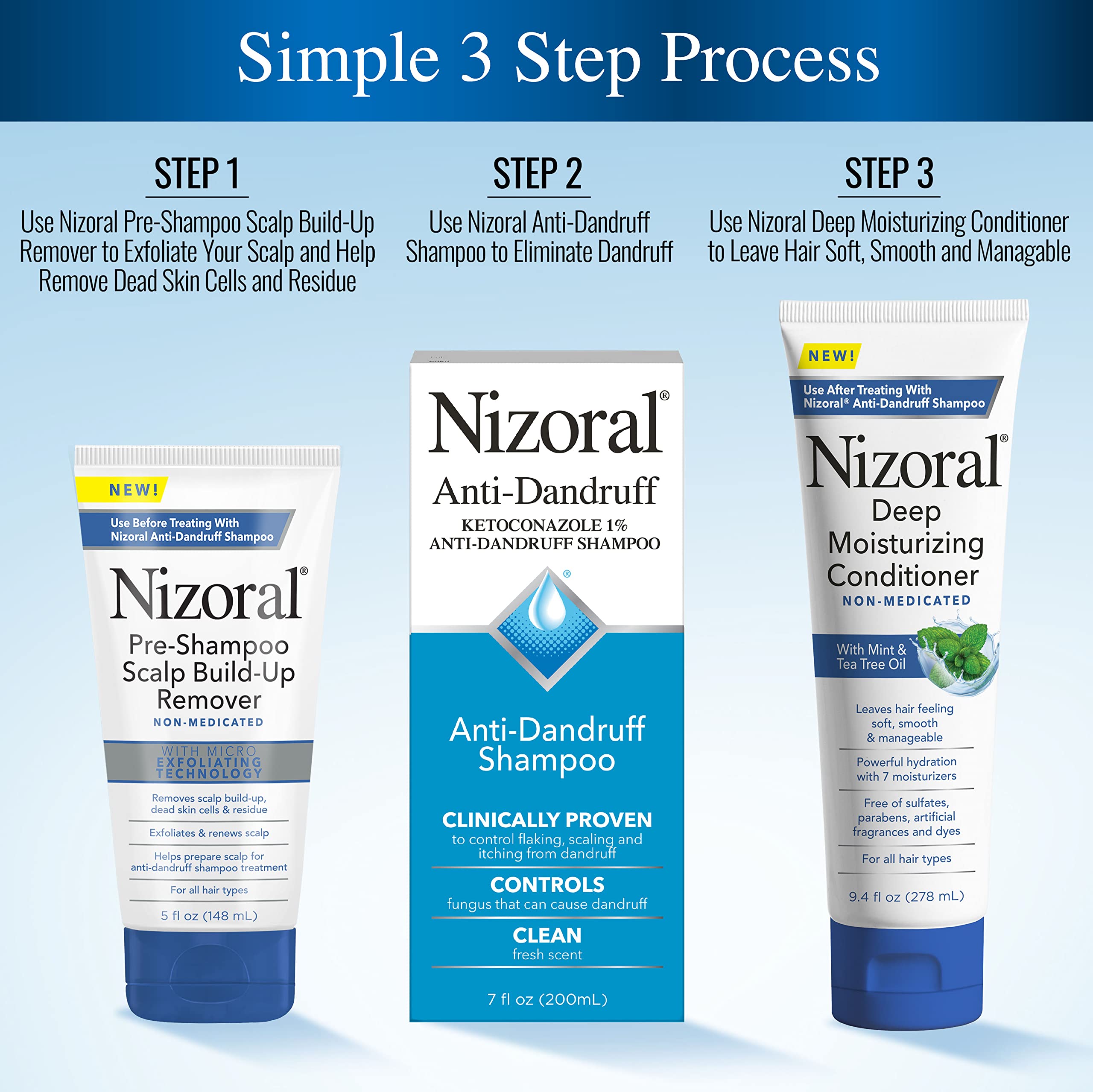 Nizoral Pre-Shampoo Scalp Build-Up Remover - Exfoliates and Renews Helps Prepare for Anti-Dandruff Shampoo Treatment, 5 oz