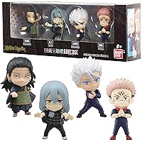 Bandai Namco - Jujutsu Kaisen Adverge Figure Box Set D (Satoru Gojo, Ryomen Sukuna, Suguru Geto, Mahito), Adverge Figure Box Set