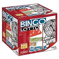 Cayro - Bingo Lotto - Traditional Game - Bingo with Drum - Lottery - Board Game (300)