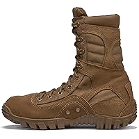Belleville Sabre C333 8” Hot Weather Hybrid Assault Combat Boots for Men - Army/Air Force AR 670-1/AFI 36-2903 Coyote Brown Leather with Vibram Ibex Outsole; Berry Compliant