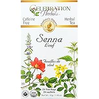 Senna Leaf Tea Organic 24 Bag, 0.02 Pound