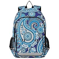 ALAZA Traditional Asian Elements Paisley Casual Backpack Travel Daypack Bookbag