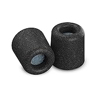 Comply Sport Pro Premium Memory Foam Earbud Tips for B&O Play Beoplay Earphones with Noise Reduction, Sweatguard, and Secure Fit, Black (Small, 3 Pairs)