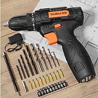 Drill Set 12V, VIWKO power drill cordless with battery and charger, Electric drill, 3/8
