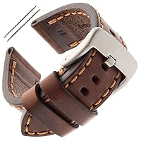 Gilden 18-28mm Gents Thick and Heavy Sport Calfskin Leather Watch Strap TS62