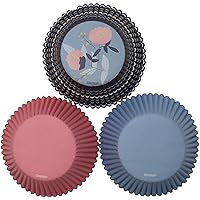 Wilton Baking Cups - 75 Count - Flowers & Pastel Pink and Blue