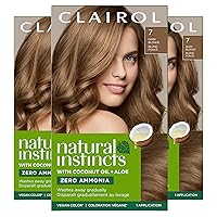 Natural Instincts Demi-Permanent Hair Dye, 7 Dark Blonde Hair Color, Pack of 3