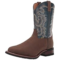 Laredo Tan Hamilton Western Men's Boots Wide Square Toe 7936