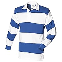 Front Row Sewn Stripe Long Sleeve Rugby Shirt