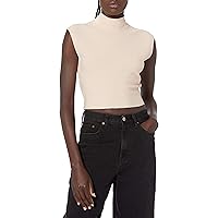 BCBGMAXAZRIA Women's Cropped Sleeveless Top