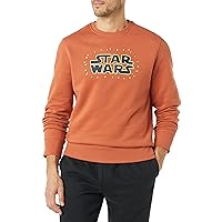 Amazon Essentials Disney | Marvel | Star Wars Men's Fleece Crewneck Sweatshirt
