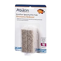 Aqueon QuietFlow LED PRO Ammonia Reducer 4 Count Filter Pads for Model 10