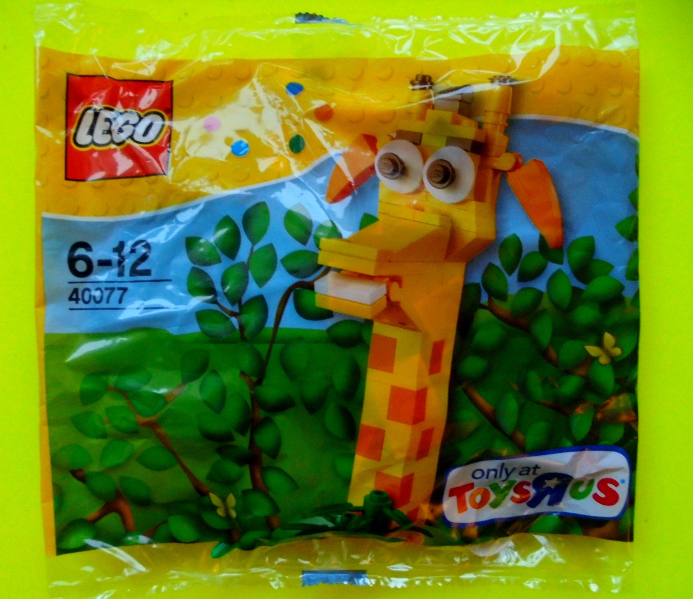Lego 40077 Toys R Us Geoffrey New Sealed Poly Bag Exclusive