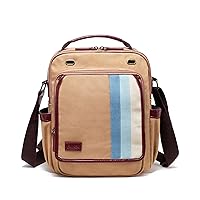 Messenger Bag for Men - Canvas Shoulder Bag Mens Crossbody Bag Satchel Bag for Work